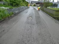 Bild 1: Fräsen/Deckbelag